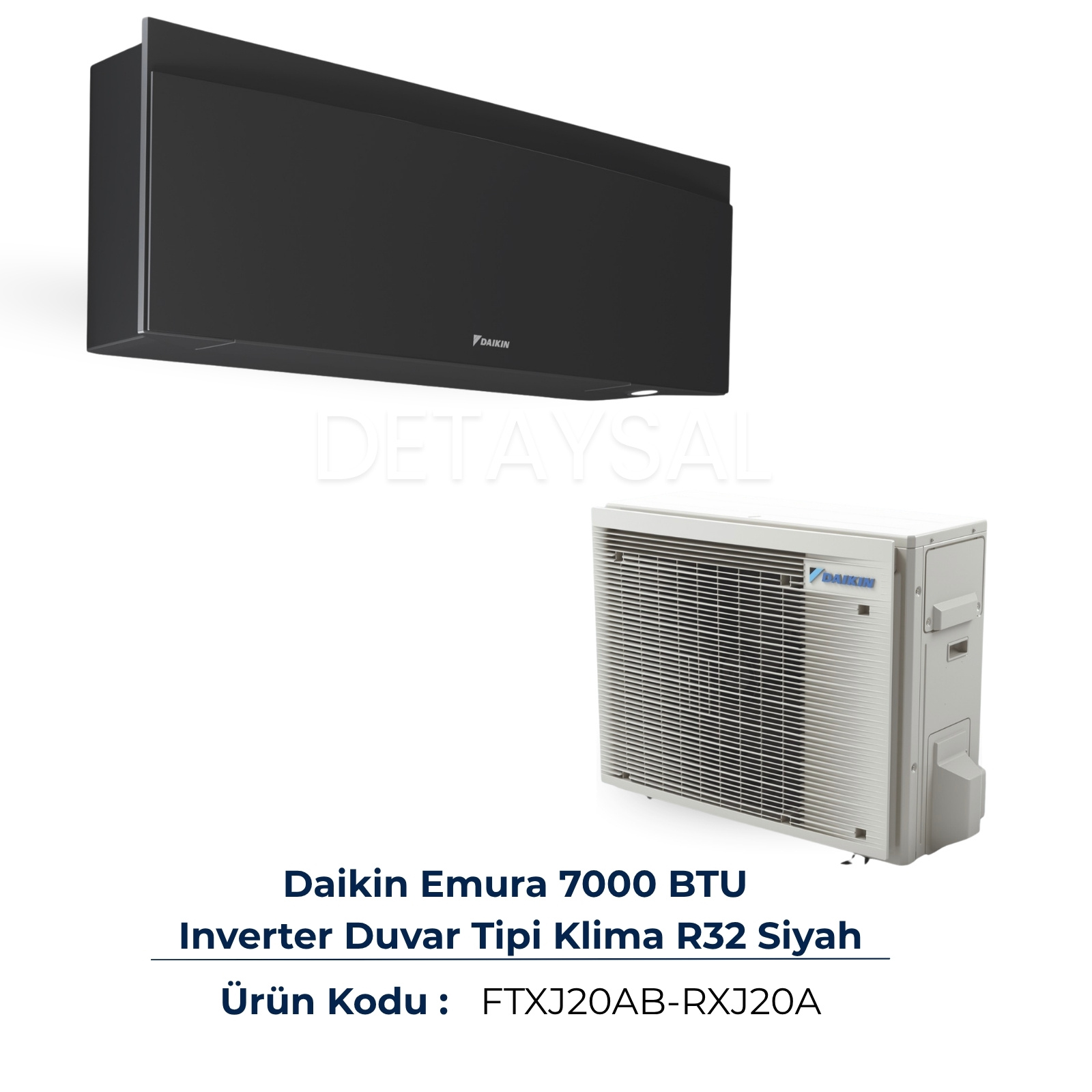 Daikin Emura 7000 BTU Duvar Tipi Klima Mat Siyah (FTXJ20AB)