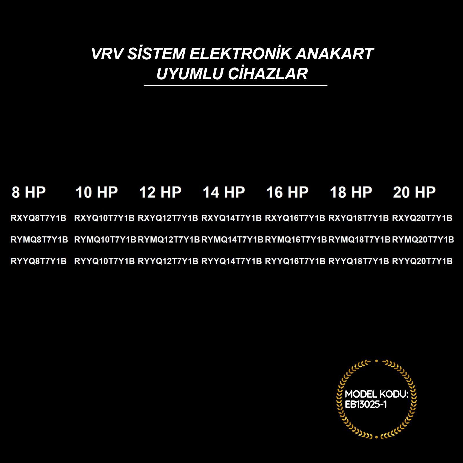 Daikin VRV Sistem Elektronik Anakart EB13025-1