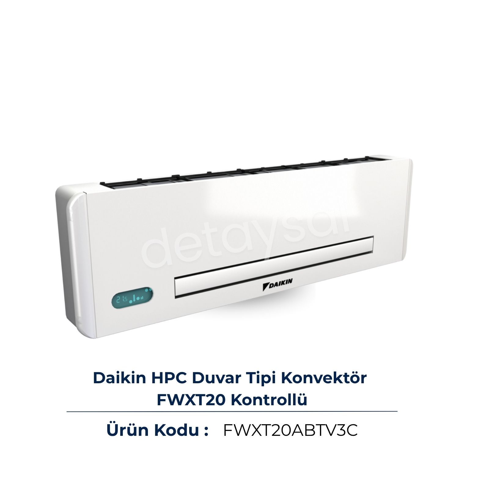 Daikin Altherma HPC Duvar Tipi Konvektörü Kumandalı FWXT20C