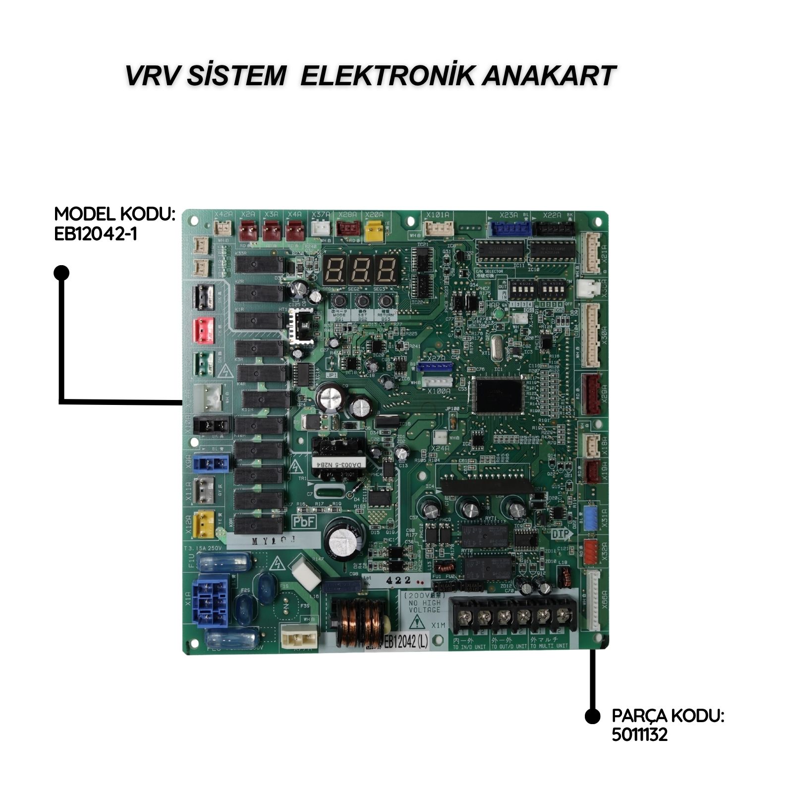Daikin VRV Sistem Elektronik Anakart EB12042-1