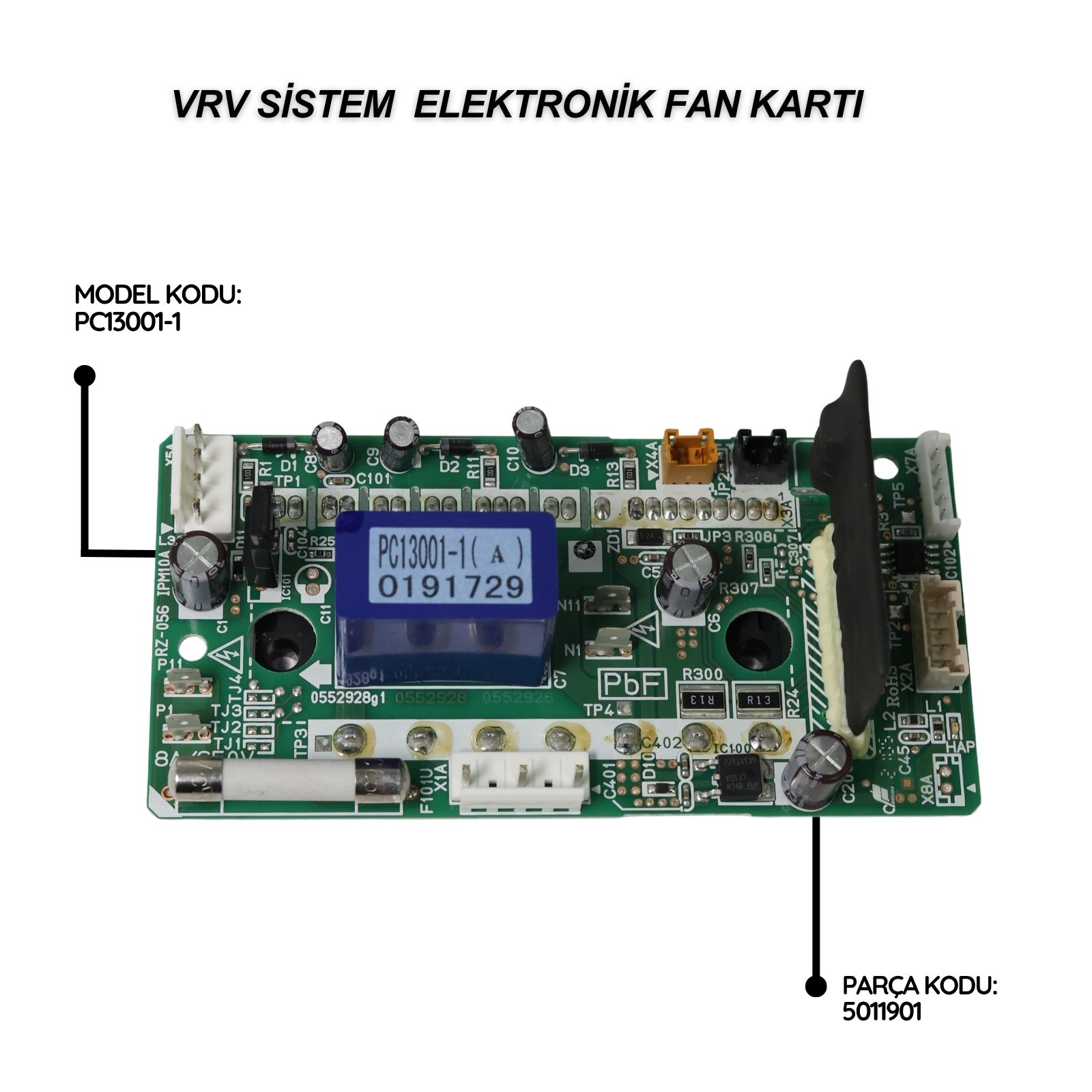 Daikin VRV Sistem Elektronik Fan Kartı PC13001-1